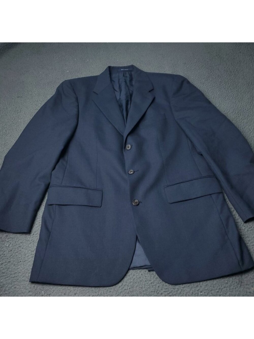 Chaps Ralph Lauren Navy Blazer  Mens Size 40 Blue Wool Sport Coat Jacket